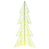 vidaXL Weihnachtsbaum mit 160 LEDs Warmes Wei&szlig; 150 cm PET
