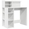 vidaXL Schreibtisch Wei&szlig; Holzwerkstoff 90 x 48 x 101,5 cm