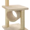 vidaXL Katzen-Kratzbaum Sisal 65 cm Beige
