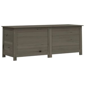vidaXL Outdoor-Kissenbox Anthrazit 150x50x56 cm Massivholz Tanne