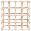 vidaXL Weinregal für 20 Flaschen 46,5x23x46,5 cm Massivholz Kiefer