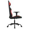 vidaXL Gaming-Stuhl mit Massagefunktion Schwarz und Rot Stoff