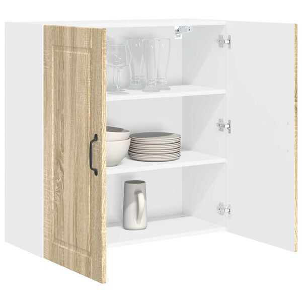 vidaXL K&uuml;chenschrank Sonoma-Eiche 80 x 31 x 80 cm Holzwerkstoff
