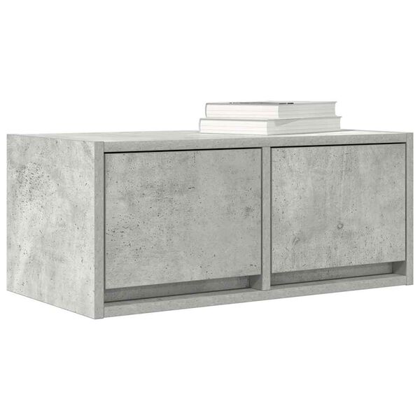 vidaXL TV-Schrank Betongrau 60x31x25,5 cm Holzwerkstoff