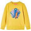 Kinder-Sweatshirt Dunkles Ocker 104