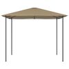 vidaXL Pavillon 3x3x2,6 m Taupe 160 g/m²