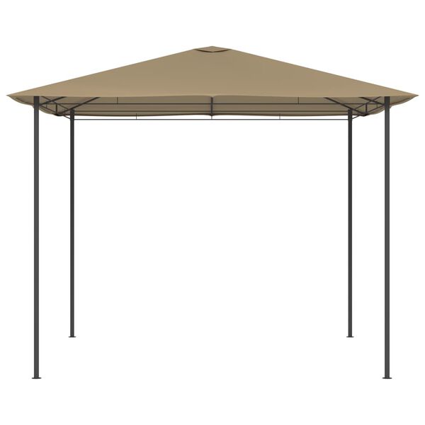 vidaXL Pavillon 3x3x2,6 m Taupe 160 g/m²