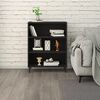 vidaXL Sideboard Schwarz 69,5x32,5x90 cm Holzwerkstoff