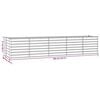 vidaXL Hochbeet Rostig 400x80x77 cm Cortenstahl