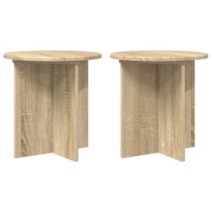 vidaXL Pflanzenst&auml;nder 2 pcs Sonoma-Eiche 40 x 40 x 40 cm