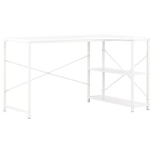 vidaXL Computertisch Wei&szlig; 120x72x70 cm
