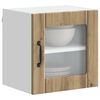 vidaXL K&uuml;chenschrank 2 pcs Artisan-Eiche 40 x 31 x 40 cm Holzwerkstoff