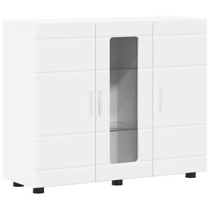 vidaXL Holzschrank Wei&szlig; Holzwerkstoff