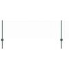 vidaXL Sechseckzaun mit Pfosten 10 x 0,6 m PVC-beschichteter Stahl