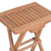 vidaXL Klappbare Barhocker 4 Stk. Massivholz Teak