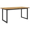 vidaXL Quadratischer Esstisch 160 x 70 x 75 cm Massivholz Akazie Wei&szlig;