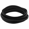 vidaXL Lederriemen Schwarz 500 x 0,8 cm Leder