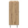 vidaXL Sideboard Artisan-Eiche 69,5 x 34 x 90 cm Verbundholz und Eisen