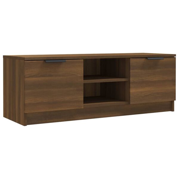 vidaXL TV-Schrank Braun Eichen-Optik 102x35x36,5 cm Holzwerkstoff