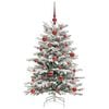 vidaXL K&uuml;nstlicher klappbarer Weihnachtsbaum Wei&szlig; 120 cm PE und PVC