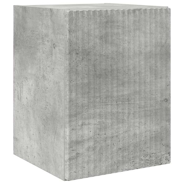 vidaXL TV-Wandschrank Wandmontiert Beton 30 x 31 x 40 cm Holzwerkstoff
