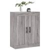 vidaXL Wandschrank Grau Sonoma 69,5x34x90 cm Holzwerkstoff