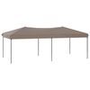 vidaXL Partyzelt Faltbar Taupe 3x6 m