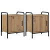 vidaXL Nachttisch 2 stk. Artisan-Eiche 40 x 30 x 50 cm Holzwerkstoff