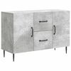 vidaXL Sideboard Betongrau 89 x 34,5 x 60 cm Holzwerkstoff