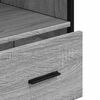 vidaXL Badschrank Grau Sonoma 35x37,5x100 cm Holzwerkstoff