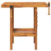 vidaXL Werkbank mit Schraubst&ouml;cken 92x48x83 cm Massivholz Akazie