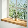 vidaXL Fensterb&auml;nke 2 Stk. Hellbraun 80x30x2 cm Massivholz Eiche