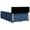 vidaXL Boxspringbett mit Matratze Blau 140x190 cm Stoff