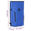 vidaXL Fahrradtasche Blau 31 x 13 x 58 cm Polyester