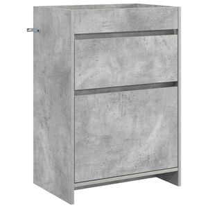 vidaXL Badunterschrank Betongrau 56 x 37,5 x 81 cm Holzwerkstoff