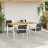 vidaXL Garten-Ess-Set 5 pcs Massives Teakholz