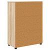 vidaXL Badezimmerschrank mit Regal Sonoma-Eiche 72,5 x 36,5 x 100 cm