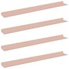 vidaXL Schwebendes Regal Wandhalterung 4 Stk. Rosa 80 x 9 x 2,5 cm