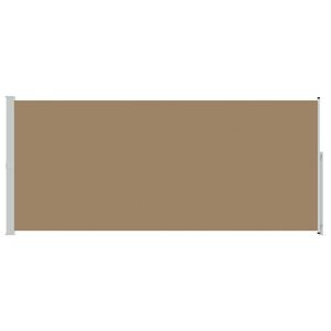 vidaXL Ausziehbares Seitenmarkise Taupe 300 x 220 cm Polyester