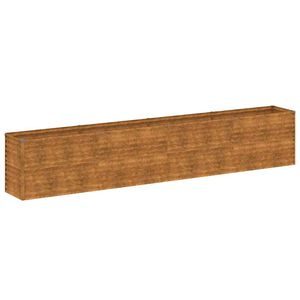 vidaXL Garten-Hochbeet 385 x 50 x 69 cm Cortenstahl