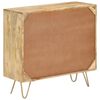 vidaXL Sideboard 80x30x75 cm Massivholz Mango