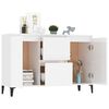 vidaXL Sideboard Hochglanz-Wei&szlig; 102x35x70 cm Holzwerkstoff