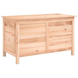 vidaXL Gartentruhe 99x50x56,5 cm Massivholz Tanne