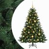 vidaXL K&uuml;nstlicher Weihnachtsbaum mit Weihnachtskugel 120 cm 150 LEDs