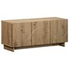 vidaXL TV-Lowboard 90 x 34,5 x 40 cm Artisan-Eiche Holzwerkstoff