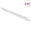 vidaXL Schubladenschiene 12 stk. Wei&szlig; 400 mm Stahl