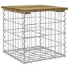 vidaXL Gartenbank aus Gabionen 43x44x42 cm Kiefernholz Impr&auml;gniert