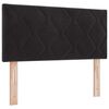 vidaXL Kopfteil Schwarz 90 cm Samt