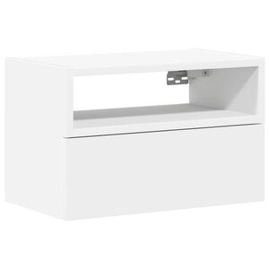 vidaXL Wand-Nachttisch Wei&szlig; 45x26x28,5 cm