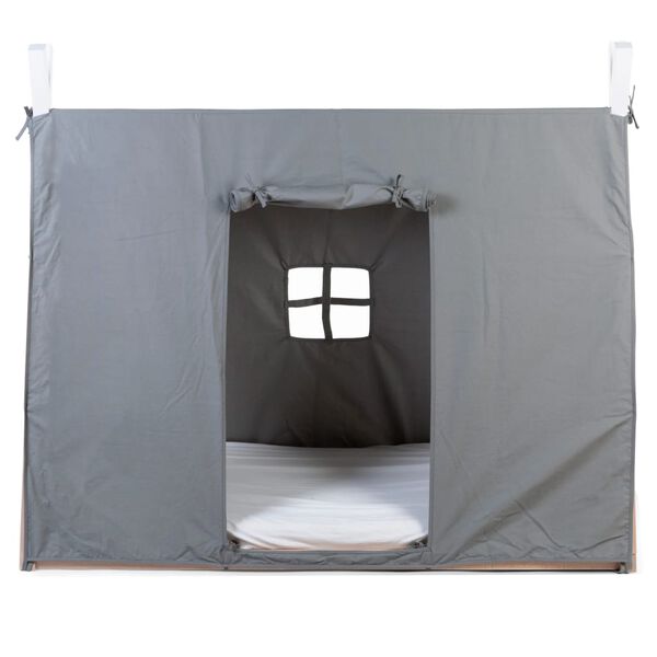 CHILDHOME Abdeckung f&uuml;r Tipi-Bett 70&times;140 cm Grau